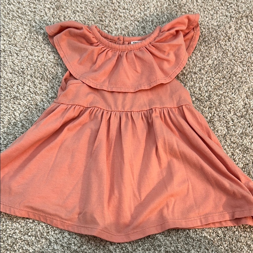 Nordstrom Coral Ruffle Kids Dress